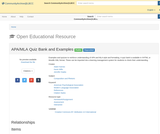 APA/MLA Quiz Bank and Examples APA/MLA Quiz Bank and Examples