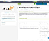 Periodic Table and Periodic Trends