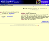 Molecular Structure of Epsomite