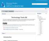 Technology Tools Q2 Technology Tools Q2