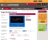 Single Variable Calculus, Fall 2010 Single Variable Calculus, Fall 2010