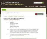 Do You Really Know What You're Eating?: A Case Study on Genetically Modified Foods Do You Really Know What You're Eating?: A Case Study on Genetically Modified Foods