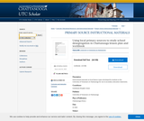 Using local primary sources to study school desegregation in Chattanooga lesson plan and workbook