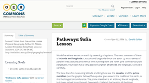 Pathways: Sofia Lesson | OER Commons
