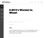 It's Warmer in Miami