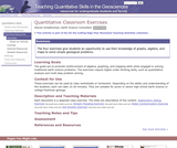 Quantitative Classroom Exercises