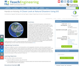 A Closer Look at Natural Disasters Using GIS A Closer Look at Natural Disasters Using GIS