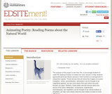 Animating Poetry: Reading Poems about the Natural World Animating Poetry: Reading Poems about the Natural World