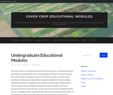 Cover Crop Educational Modules