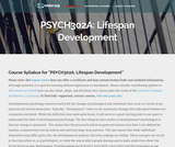 Lifespan Development