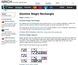 Domino Magic Rectangle