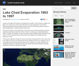 Lake Chad Evaporation 1963 to 1997