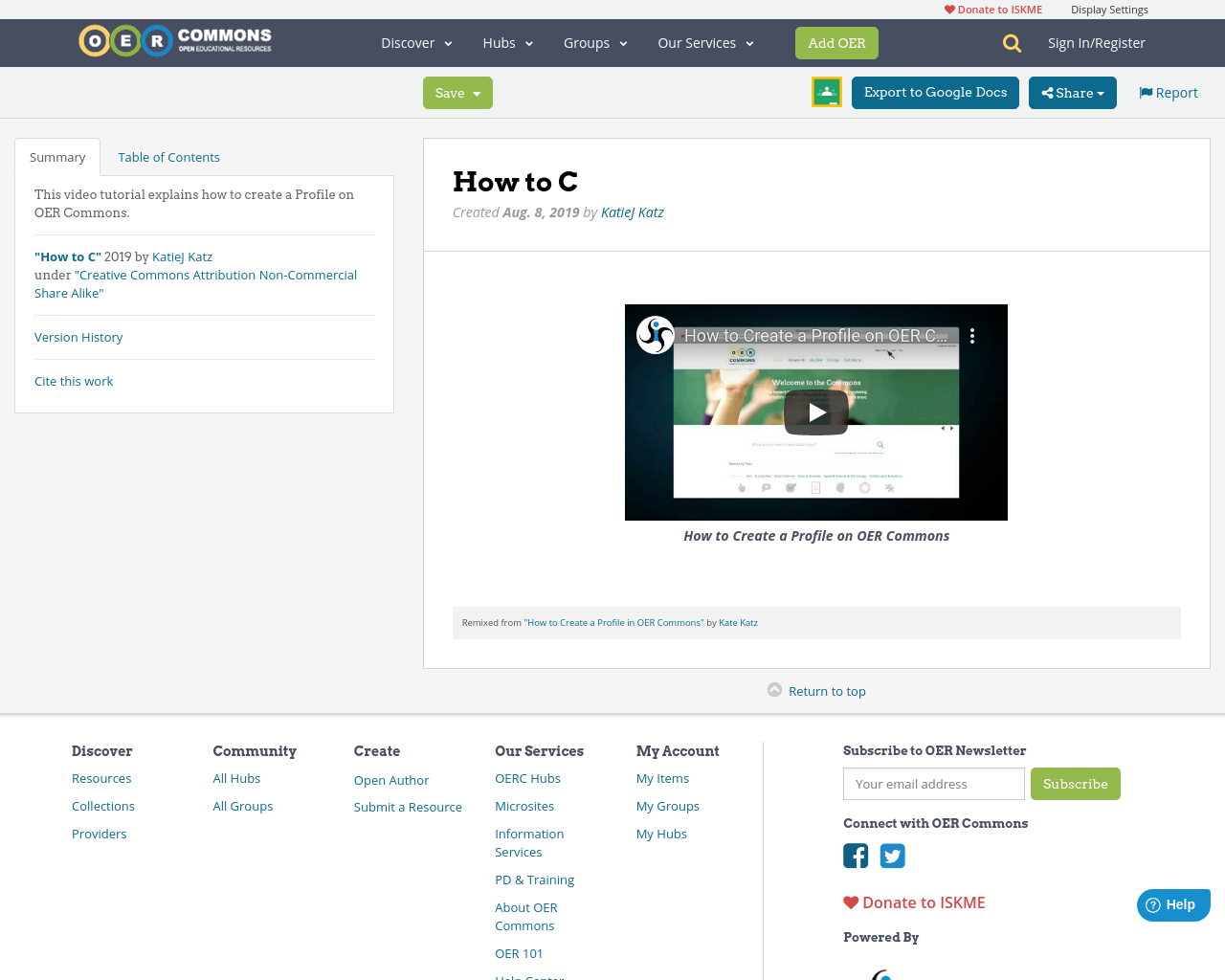 How to C | OER Commons