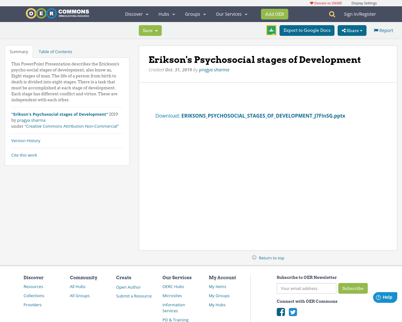 Erikson S Psychosocial Stages Of Development Oer Commons Erikson S Psychosocial Stages Of Development Oer Commons