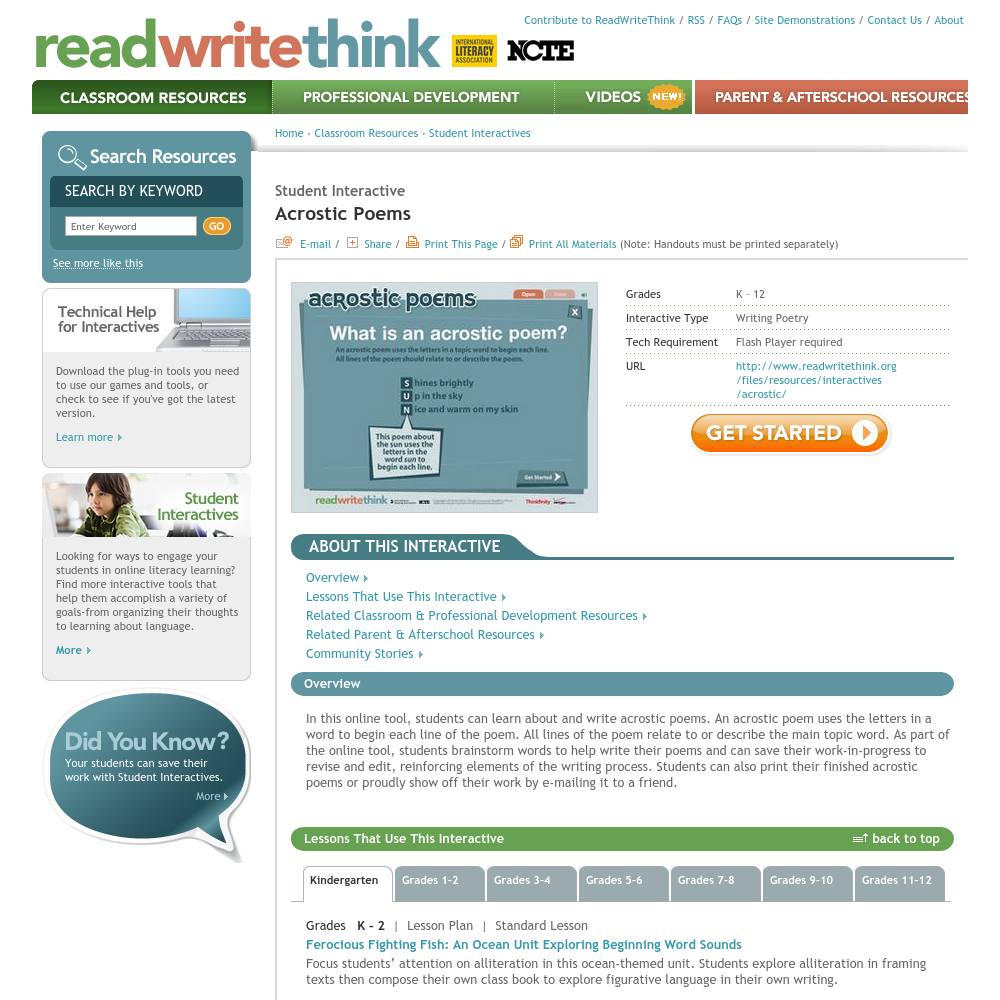 Acrostic Poems | OER Commons